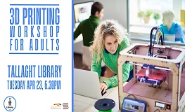 3D Printing Workshop for Adults sumamry image