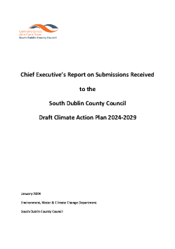 Chief Executive's Report on Submissions Received to Draft CAP summary image