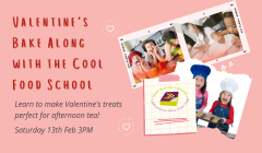 Valentine's Bake Along with the Cool Food School sumamry image