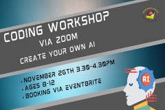 Coding Workshop via Zoom: Create Your Own AI! sumamry image