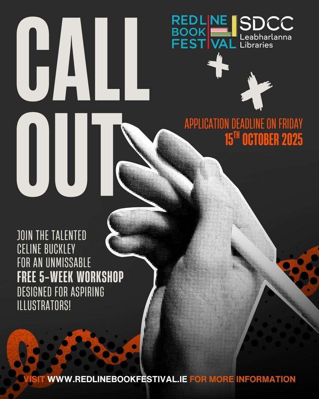 Call for Illustrators! Join Our Red Line Book Festival Workshop sumamry image