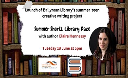 Teen Creative Writing Workshop with author Claire Hennessy sumamry image