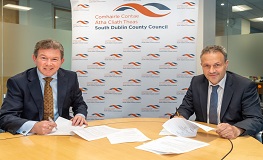 Celbridge Link Road contract signing sumamry image