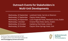 Outreach Events for Stakeholders in Multi- Unit Developments 2025 sumamry image