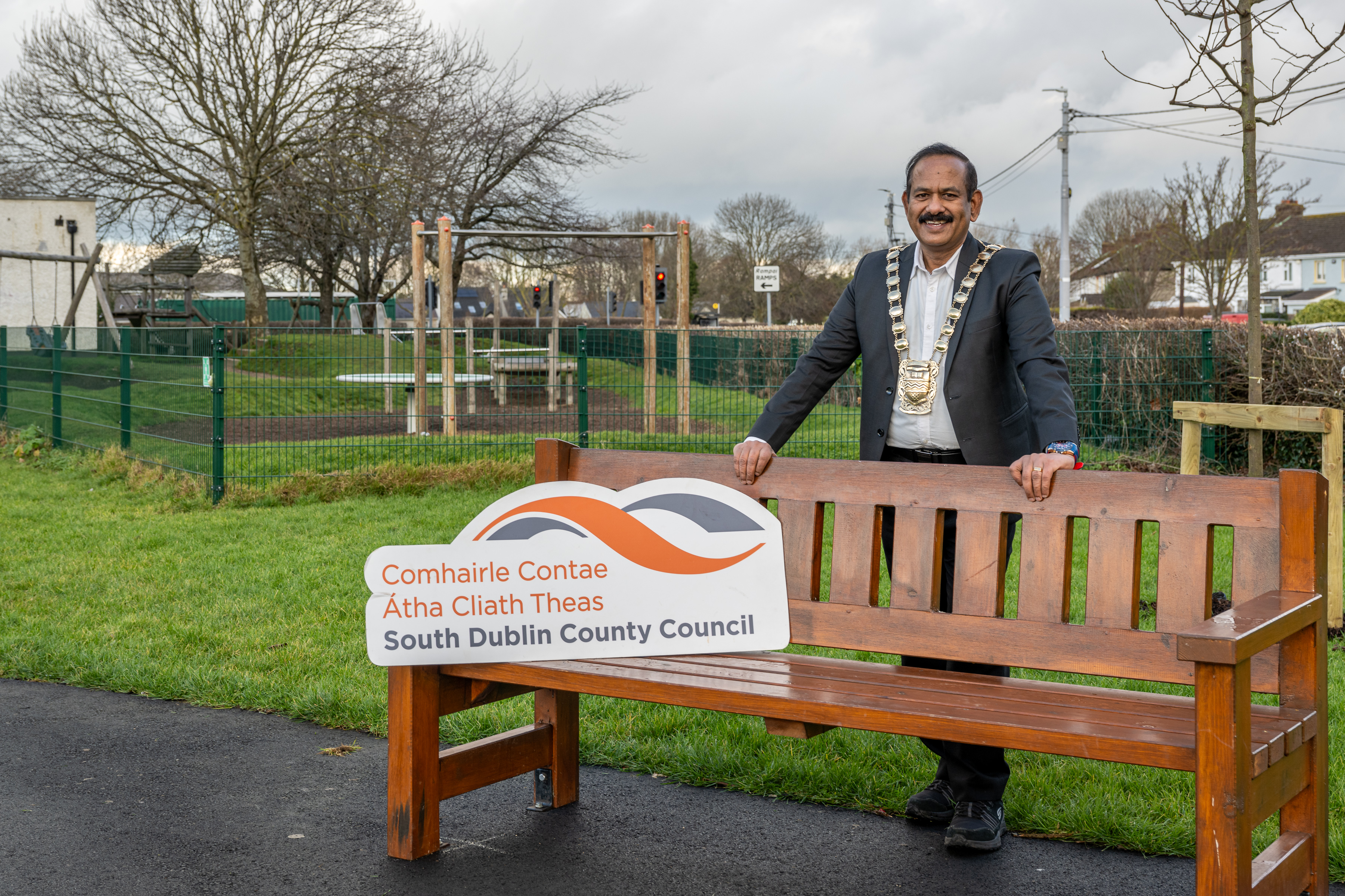 Mayor, Cllr Baby Pereppadan officially opened Greentrees Park upgrade sumamry image