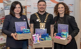 SDCC  provides free sanitary products to tackle period poverty sumamry image