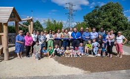 Councillor Francis Timmons Opens Knockmitten Playspace Upgrade sumamry image
