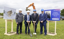 South Dublin County Council and Coillte collaborate on Homegrown Timber Frame Housing Project at Melrose Court, Clondalkin Dublin 22 sumamry image