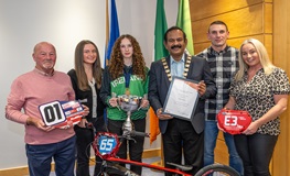 Tallaght BMX Star Carly Hayes Honoured by Mayor of South Dublin  sumamry image